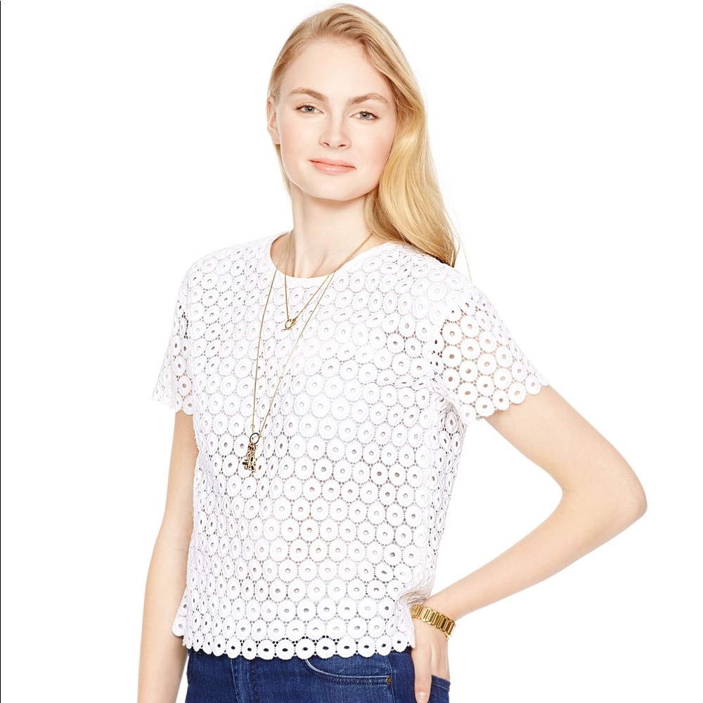 Kate Spade New York Sold-out Guipure Lace Top